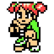 Momozono's sprite in Downtown Nekketsu Jidaigeki