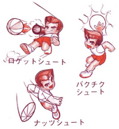 Official art from Nekketsu! Street Basketball All-Out Dunk Heroes
