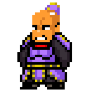 Gen's sprite in River City Saga: Three Kingdoms