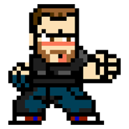 Adam's sprite in River City Ransom: Underground