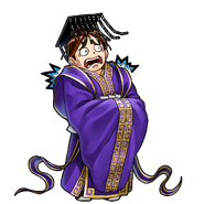 Hiroshi's unused shocked dialog portrait from River City Saga: Three Kingdoms