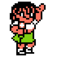 MC's sprite in Nekketsu! Street Basketball All-Out Dunk Heroes