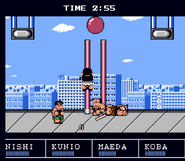 Nishimura in Downtown Nekketsu March: Super-Awesome Field Day!