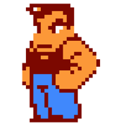 Crusher's sprite in Crash 'n' the Boys: Street Challenge