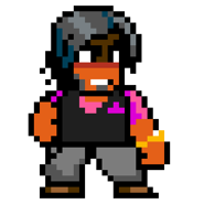 Ivan's sprite in River City Ransom: Underground