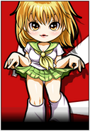 Kuniko's portrait in Nekketsu Kōkō Online: Yamada no Fukushū
