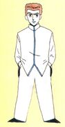Official art from the Arcade version of Nekketsu Renegade Kunio-kun