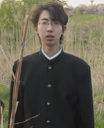 Hiroshi in the Nekketsu Kōha Kunio-kun TV Series