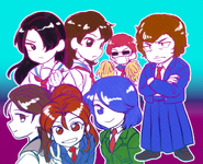 Team Misuzu.png (1,021 KB) Team Misuzu by vmffk1130 (the girls appear together in River City Melee: Battle Royal Special