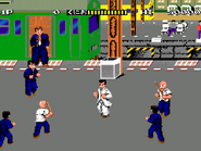 Tōru in the Arcade version of Nekketsu Renegade Kunio-kun
