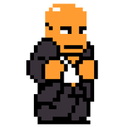 Gen's sprite in River City Super Sports Challenge ~All Stars Special~