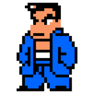 Riki RS.png (3 KB) Riki's sprite in River City: Rival Showdown