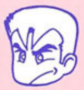 Official face art from Downtown Nekketsu Story