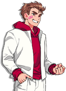 Kunio's dialog portrait in River City Girls 2