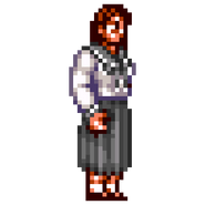 Miho's sprite in River City Renegade