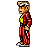 Shinji's sprite in Shin Nekketsu Kōha: Kunio-tachi no Banka