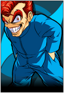 Kazaoka's portrait in Nekketsu Kōkō Online: Yamada no Fukushū
