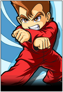 Kobayashi's portrait in Nekketsu Kōkō Online: Yamada no Fukushū
