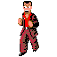 Sabu's sprite in the Arcade version of Renegade