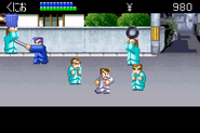 Kunio in Downtown Nekketsu Monogatari EX