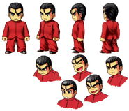 Official art from Downtown Nekketsu Monogatari EX