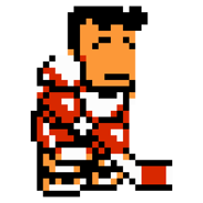 Toyoichi's sprite in Go-Go! Nekketsu Hockey Club Slip-and-Slide Madness