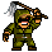 Ether's sprite in River City Ransom: Underground