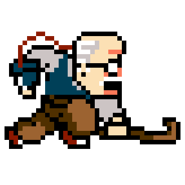 Adam's time altered sprite in River City Ransom: Underground