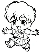 Official art from Downtown Nekketsu Monogatari EX