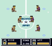 Hide in Go-Go! Nekketsu Hockey Club Slip-and-Slide Madness