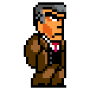 Merv's sprite in River City Ransom: Underground