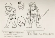 Official art from Nekketsu Kōha Kunio-kun: Bangai Rantō Hen