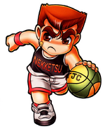 Official art from Nekketsu! Street Basket: Ganbare Dunk Heroes