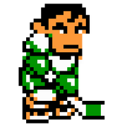 Mitsuhiro's sprite in Go-Go! Nekketsu Hockey Club Slip-and-Slide Madness