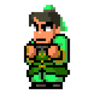 Gōda's sprite in River City Saga: Three Kingdoms
