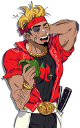 Primo's dialog portrait in River City Girls 2