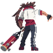 Sol's sprite in River City Girls 2