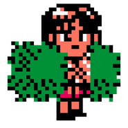 Kirishima's sprite in Downtown Nekketsu March Super-Awesome Field Day!