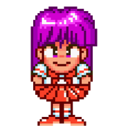 Hasebe's sprite in Kunio's Oden
