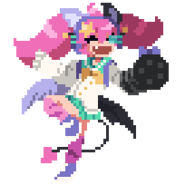 Kebako's sprite in River City Girls 2