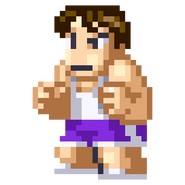 Nanase's sprite in Downtown SMASH Dodgeball!