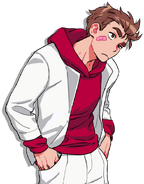 Kunio's dialog portrait in River City Girls 2