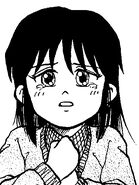 Rika in the manga Kunio-kun! Nekketsu Battle!