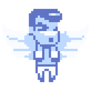 Riki's angel sprite in River City Girls