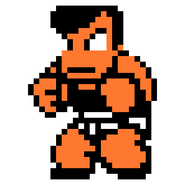 Kunio's sprite in Nekketsu Fighting Legend