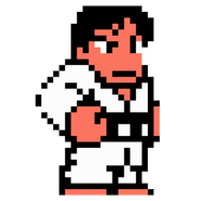 Nanase's judo sprite in Surprise! Nekketsu New Records! The Distant Gold Medal