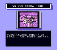 Yoko hockey cutscene.jpg (206 KB) Kunio asking for Yōko's help in Go-Go! Nekketsu Hockey Club Slip-and-Slide Madness