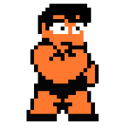 Yoshino's sprite in Surprise! Nekketsu New Records! The Distant Gold Medal