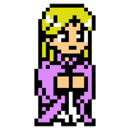 Reika's sprite in Downtown Nekketsu Jidaigeki