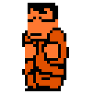 Taira's sprite in Downtown Nekketsu Story